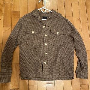 AllSaints wool plaid shirt